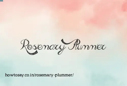 Rosemary Plummer