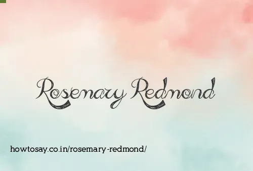 Rosemary Redmond