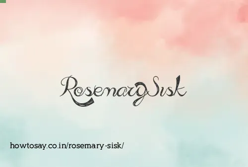 Rosemary Sisk