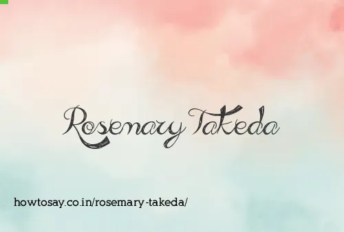 Rosemary Takeda