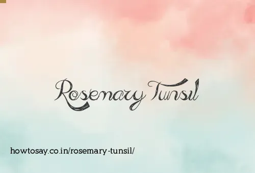 Rosemary Tunsil