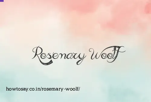Rosemary Woolf