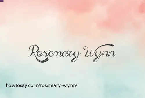 Rosemary Wynn