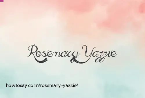 Rosemary Yazzie