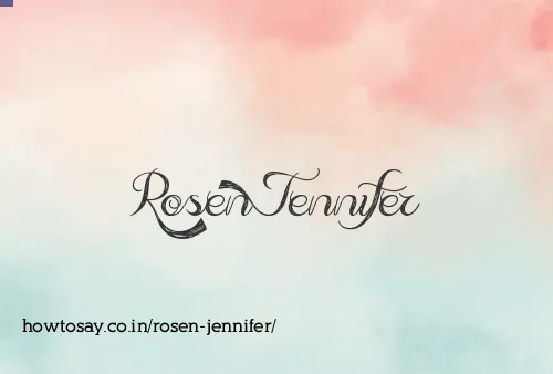 Rosen Jennifer