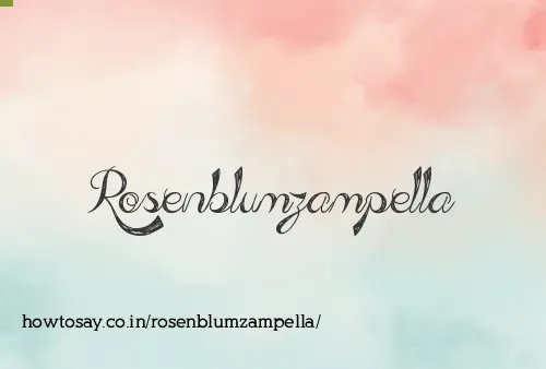 Rosenblumzampella