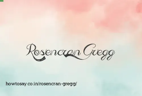 Rosencran Gregg