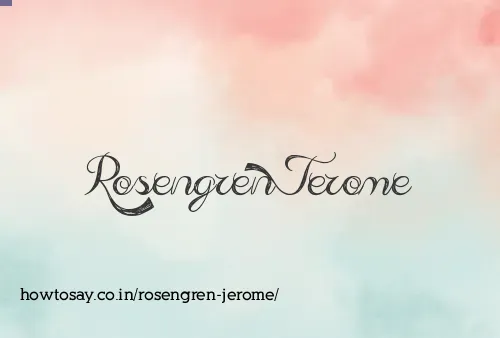 Rosengren Jerome