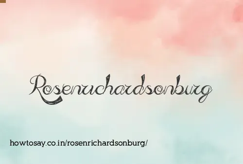 Rosenrichardsonburg