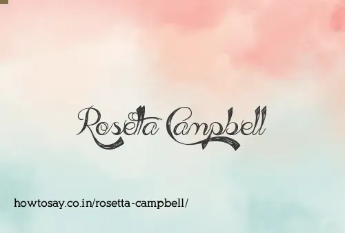 Rosetta Campbell