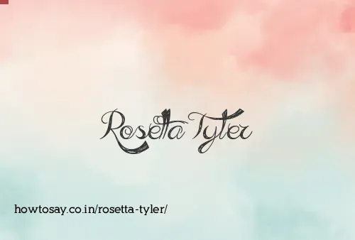 Rosetta Tyler
