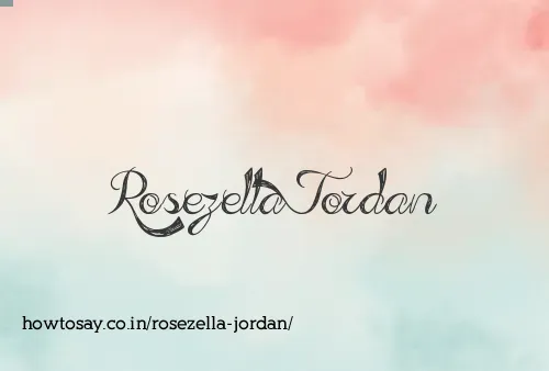 Rosezella Jordan