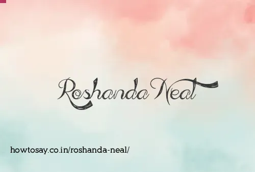 Roshanda Neal