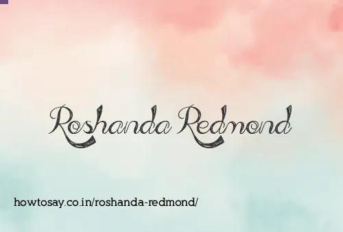 Roshanda Redmond