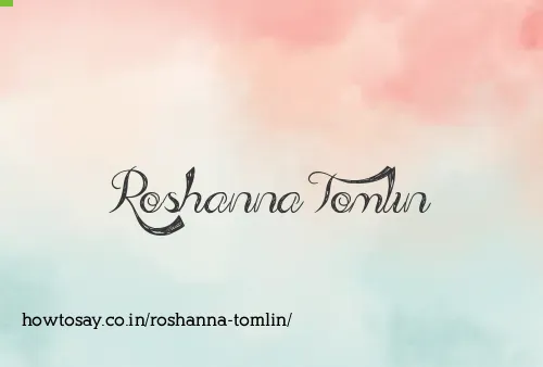 Roshanna Tomlin