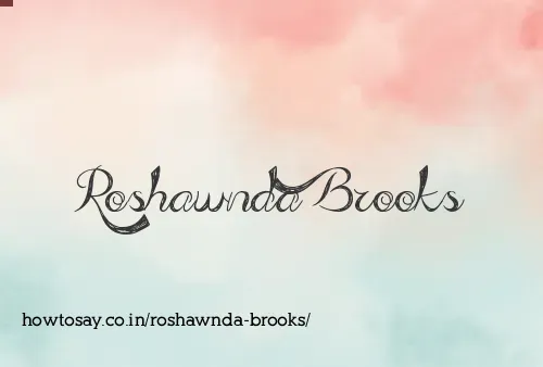Roshawnda Brooks
