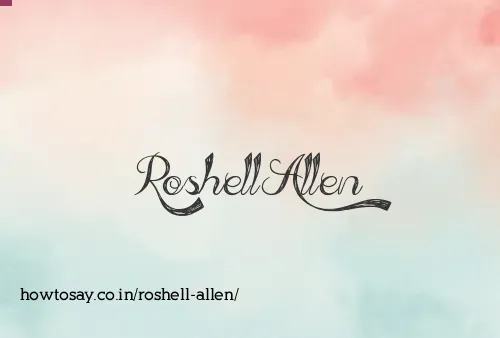 Roshell Allen