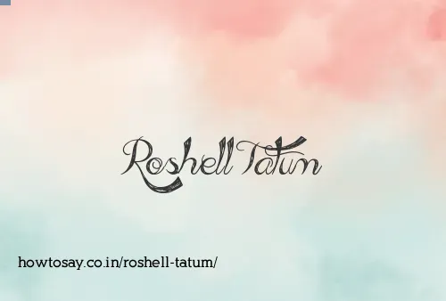 Roshell Tatum