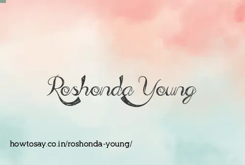 Roshonda Young