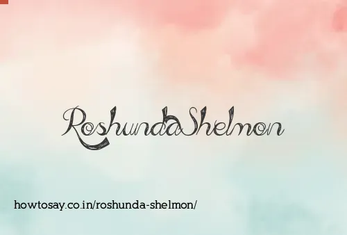 Roshunda Shelmon