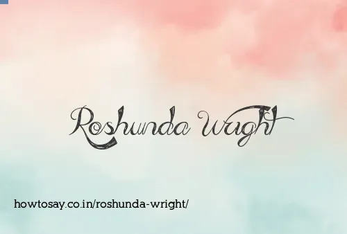 Roshunda Wright