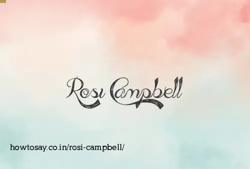 Rosi Campbell