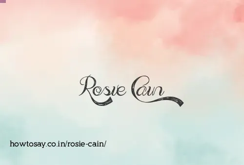 Rosie Cain