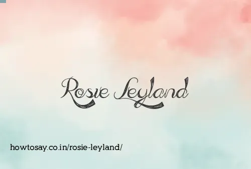 Rosie Leyland