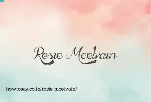 Rosie Mcelvain