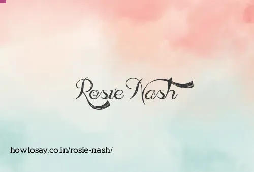 Rosie Nash
