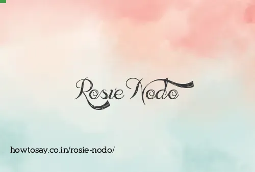 Rosie Nodo