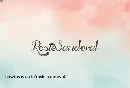 Rosie Sandoval
