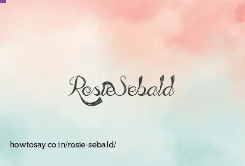 Rosie Sebald