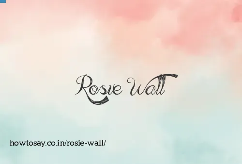 Rosie Wall