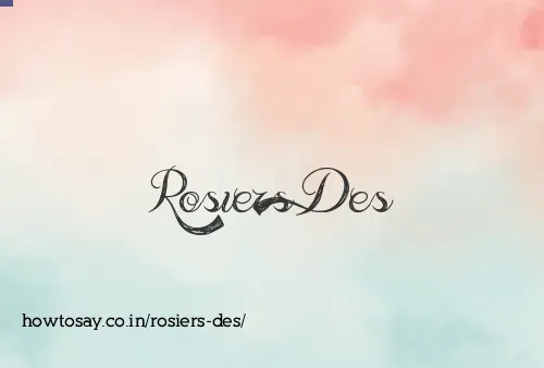Rosiers Des