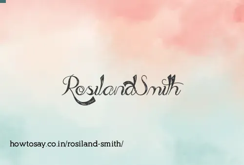 Rosiland Smith