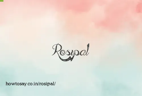 Rosipal