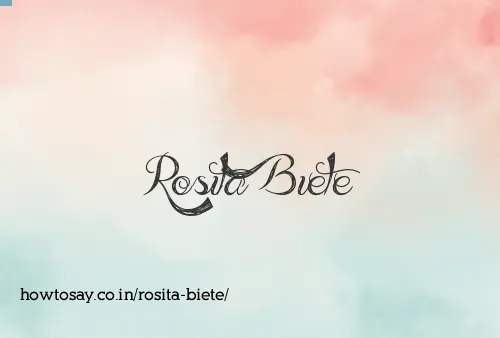 Rosita Biete