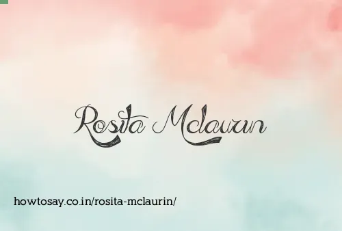 Rosita Mclaurin