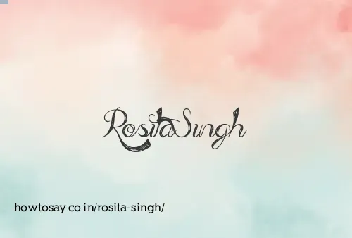 Rosita Singh