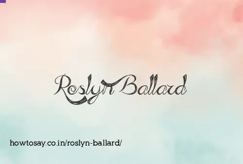 Roslyn Ballard