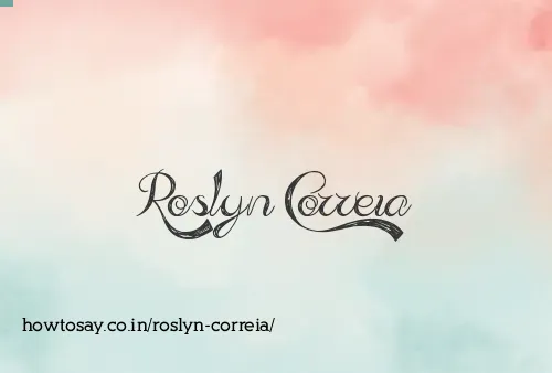 Roslyn Correia