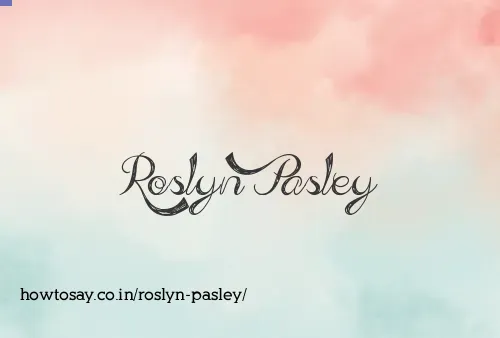 Roslyn Pasley