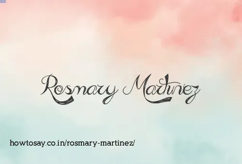 Rosmary Martinez