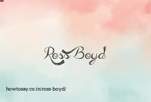 Ross Boyd