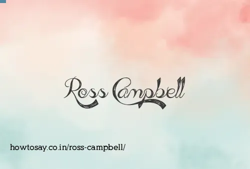 Ross Campbell