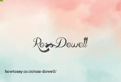 Ross Dowell