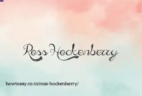 Ross Hockenberry