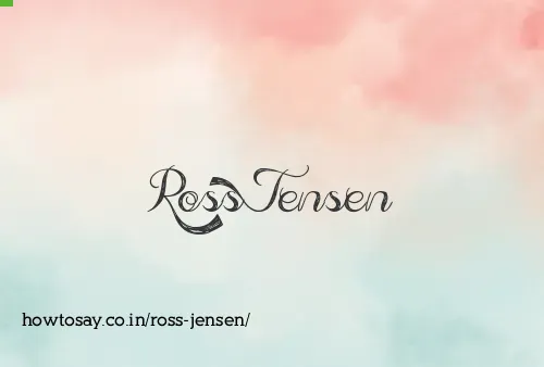 Ross Jensen