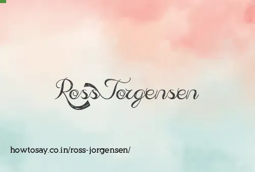 Ross Jorgensen